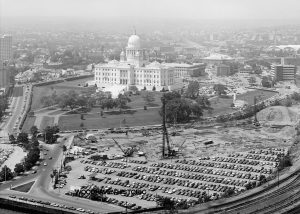 old picture of providence in black and white from 1970s
