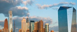 top of philly buildings