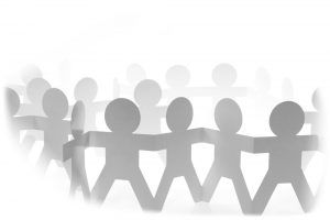 membership represented by paper cutouts